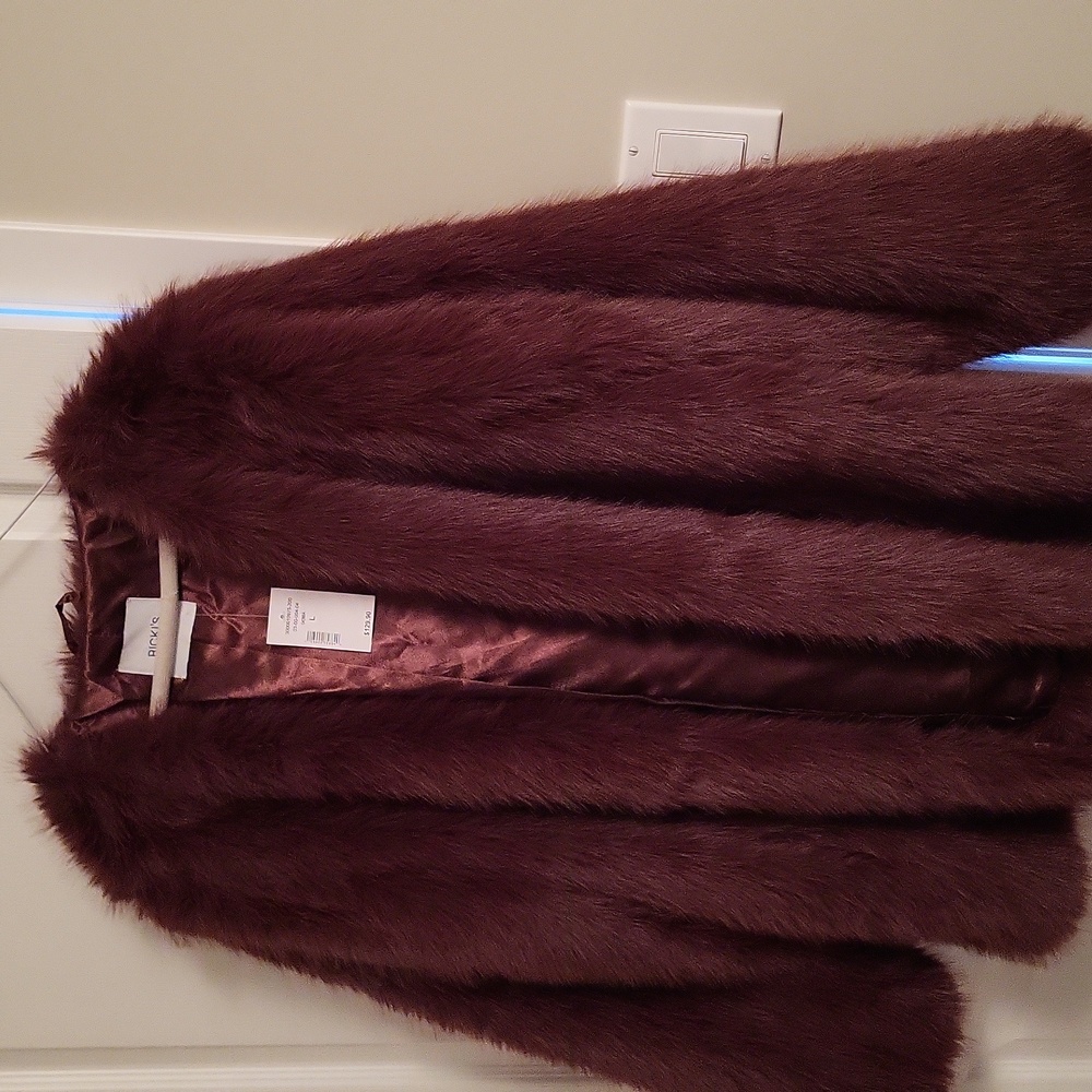 Faux fur jacket